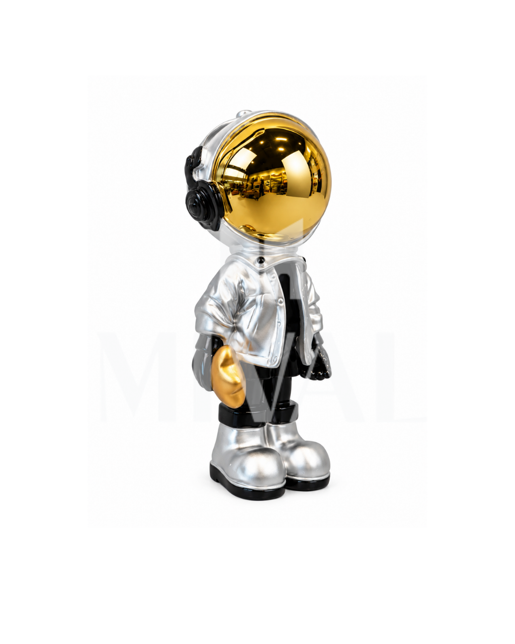 ASTRONAUTA DORADA CON ESTRELLA