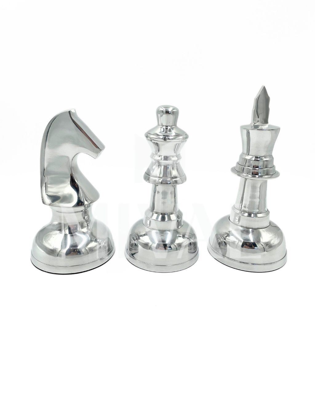 JUEGO DE AJEDREZ PLATA 3 PZ