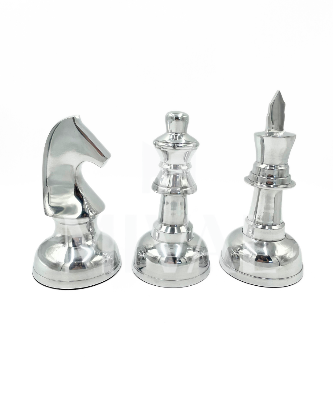 JUEGO DE AJEDREZ PLATA 3 PZ