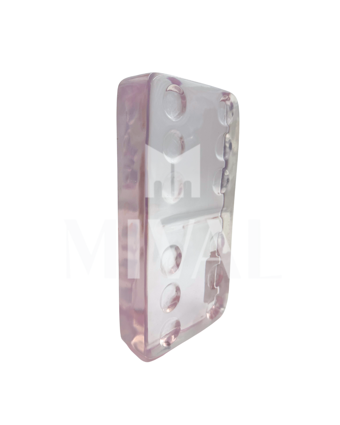 DOMINO TRASLUCIDO ROSA