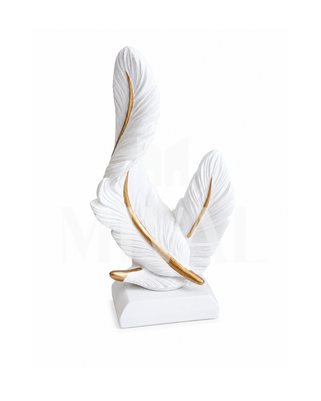 ESCULTURA HOJAS BLANCAS