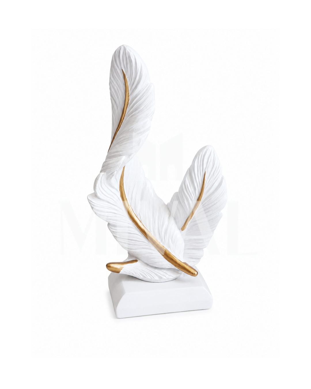 ESCULTURA HOJAS BLANCAS