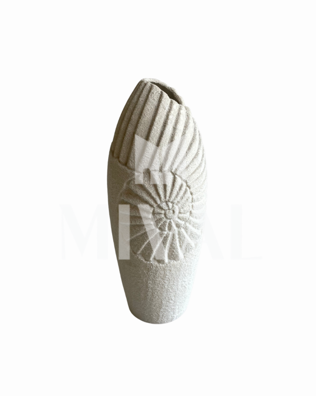 FLORERO CERAMICA BLANCO