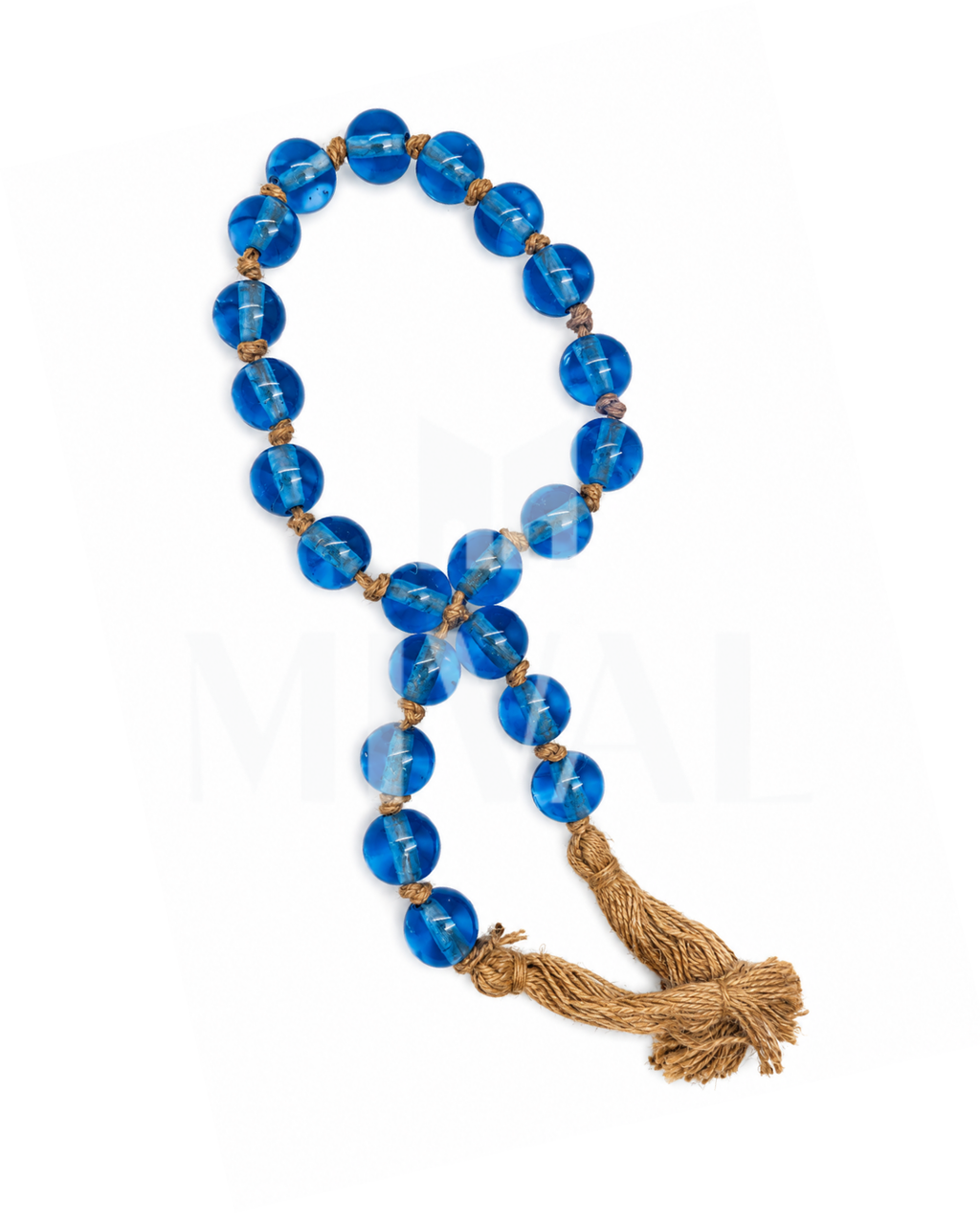 CORDON ESFERA CRISTAL AZUL