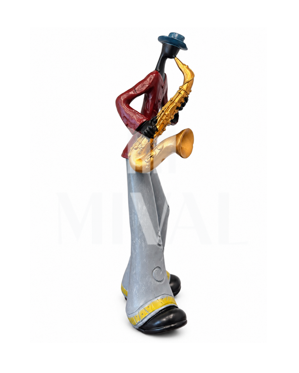 MUSICO SAXOFON ROJO