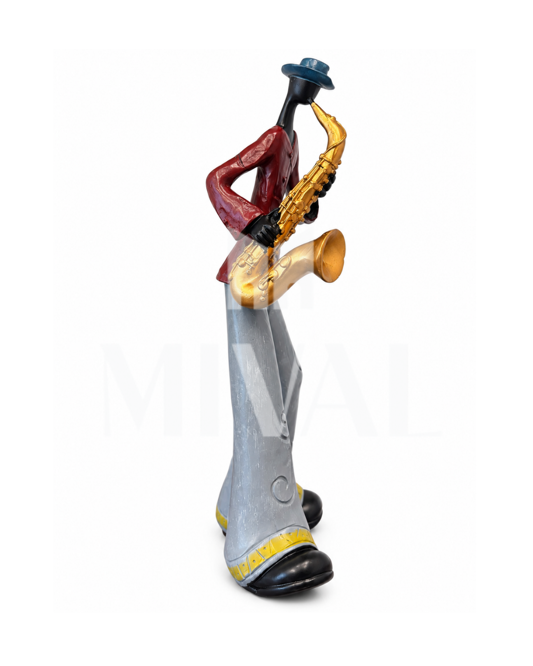 MUSICO SAXOFON ROJO