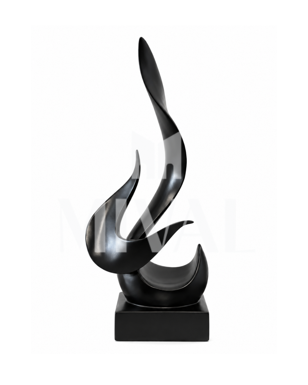 ESCULTURA FLAMA NEGRA