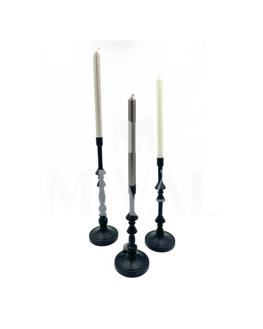 JGO CANDELABROS MALDI NEGRO