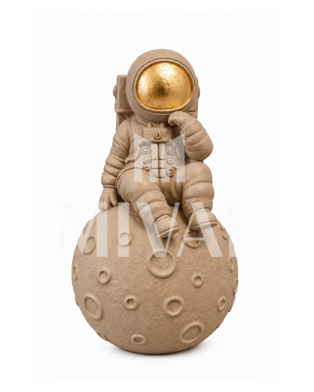 ASTRONAUTA SENTADO EN LUNA CHAP