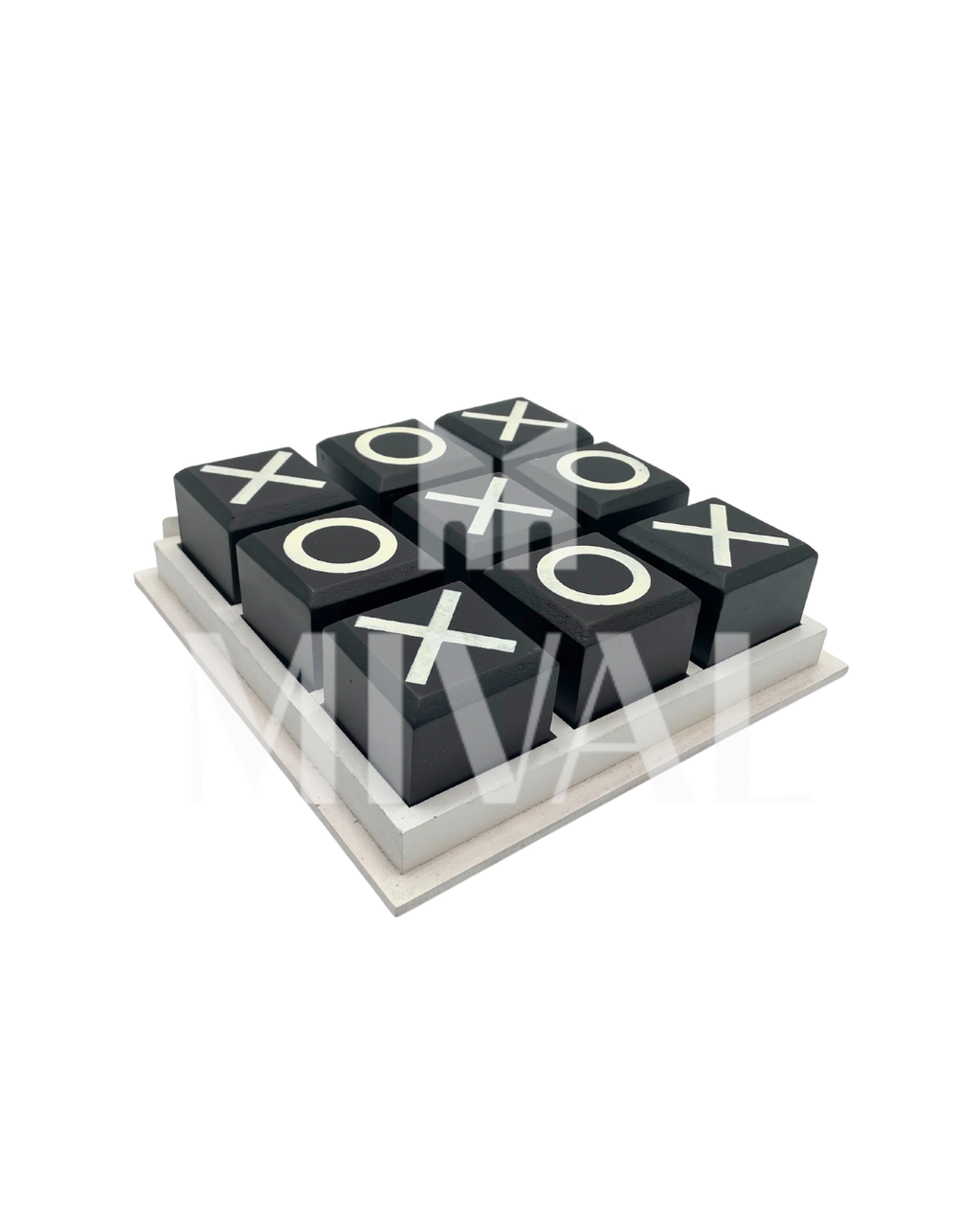 TIC TAC TOE NEGRO CON BLANCO