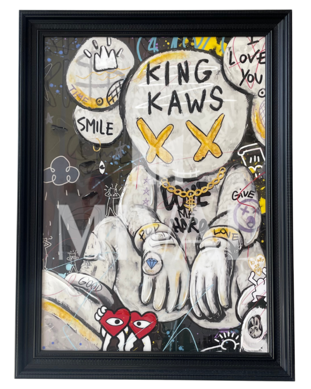 CUADRO KAWS TRISTE