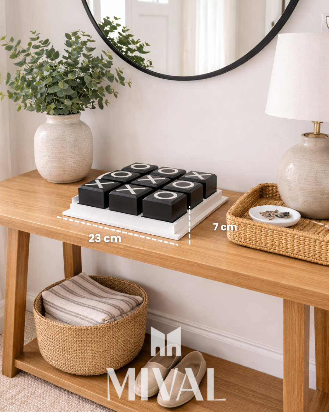 TIC TAC TOE NEGRO CON BLANCO