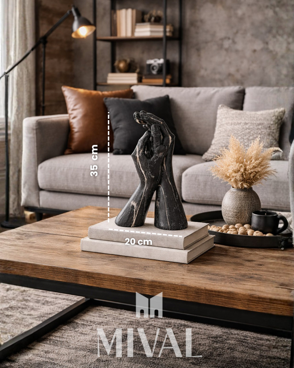 ESCULTURA MARMOL MANOS