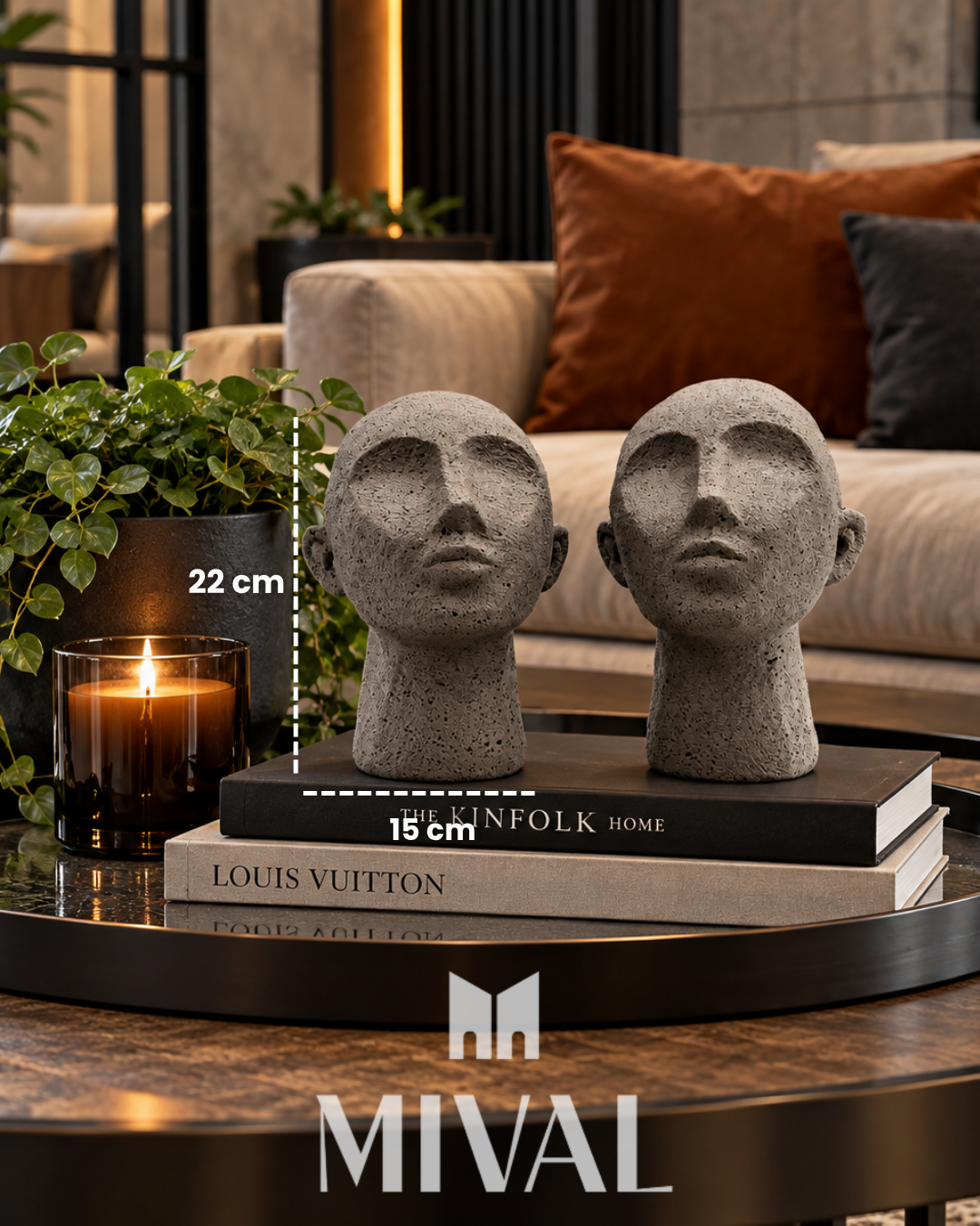 JGO PORTALIBROS ROSTRO GRANITO GRIS