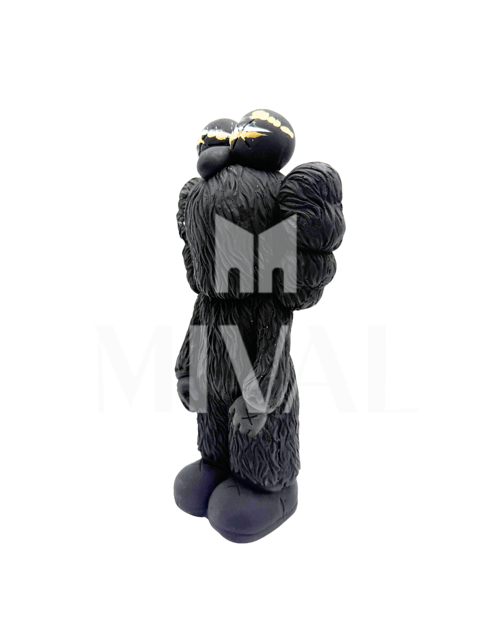 KAWS ELMO NEGRO CON DORADO