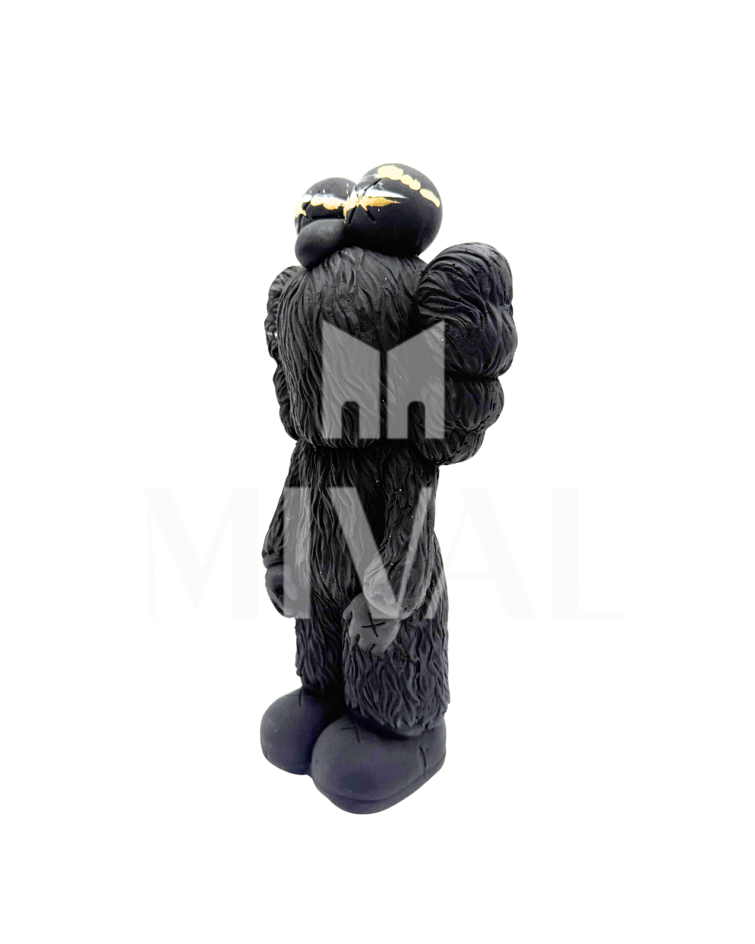 KAWS ELMO NEGRO CON DORADO