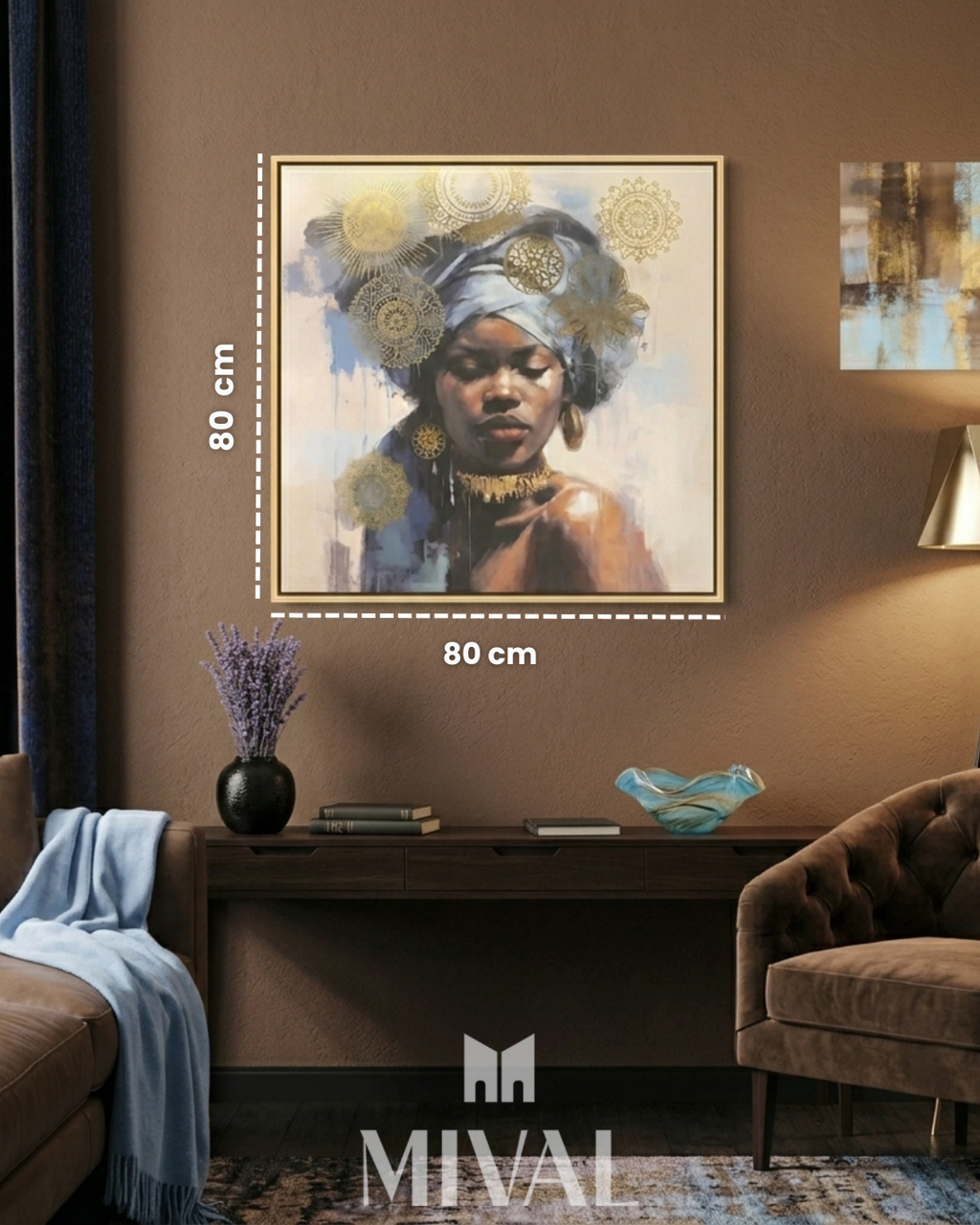 CUADRO MUJER TURBANTE