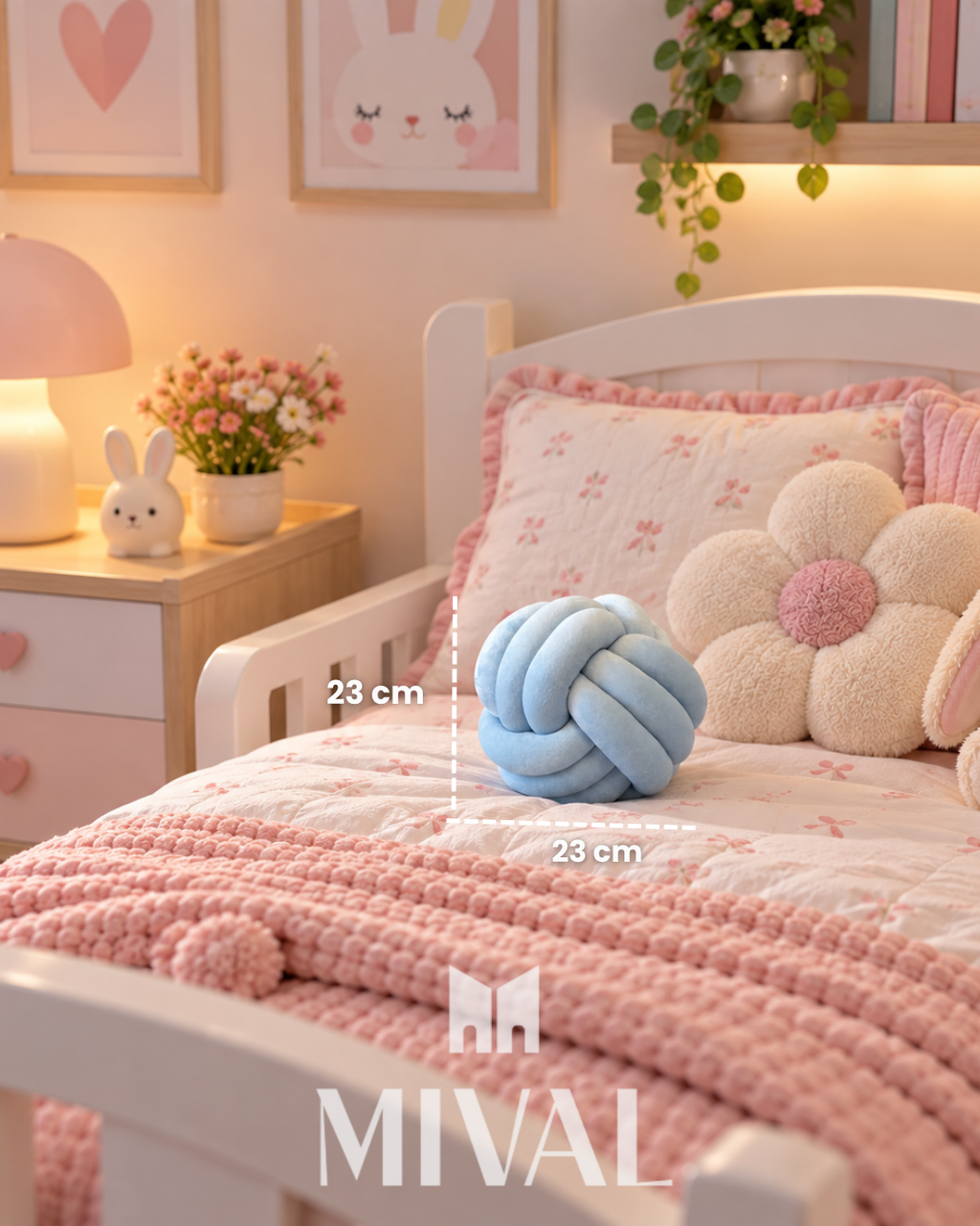 COJIN NUDO BABY BLUE
