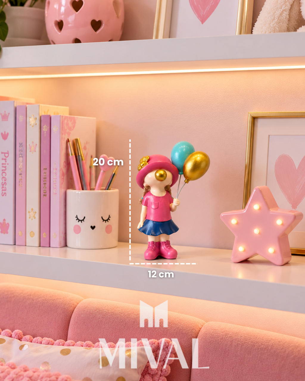 NIÑA CON CHICLE Y GLOBOS