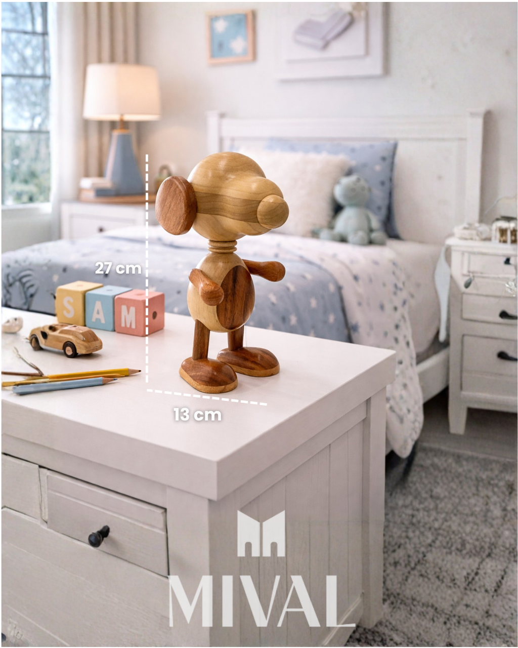SNOOPY MADERA CLARO