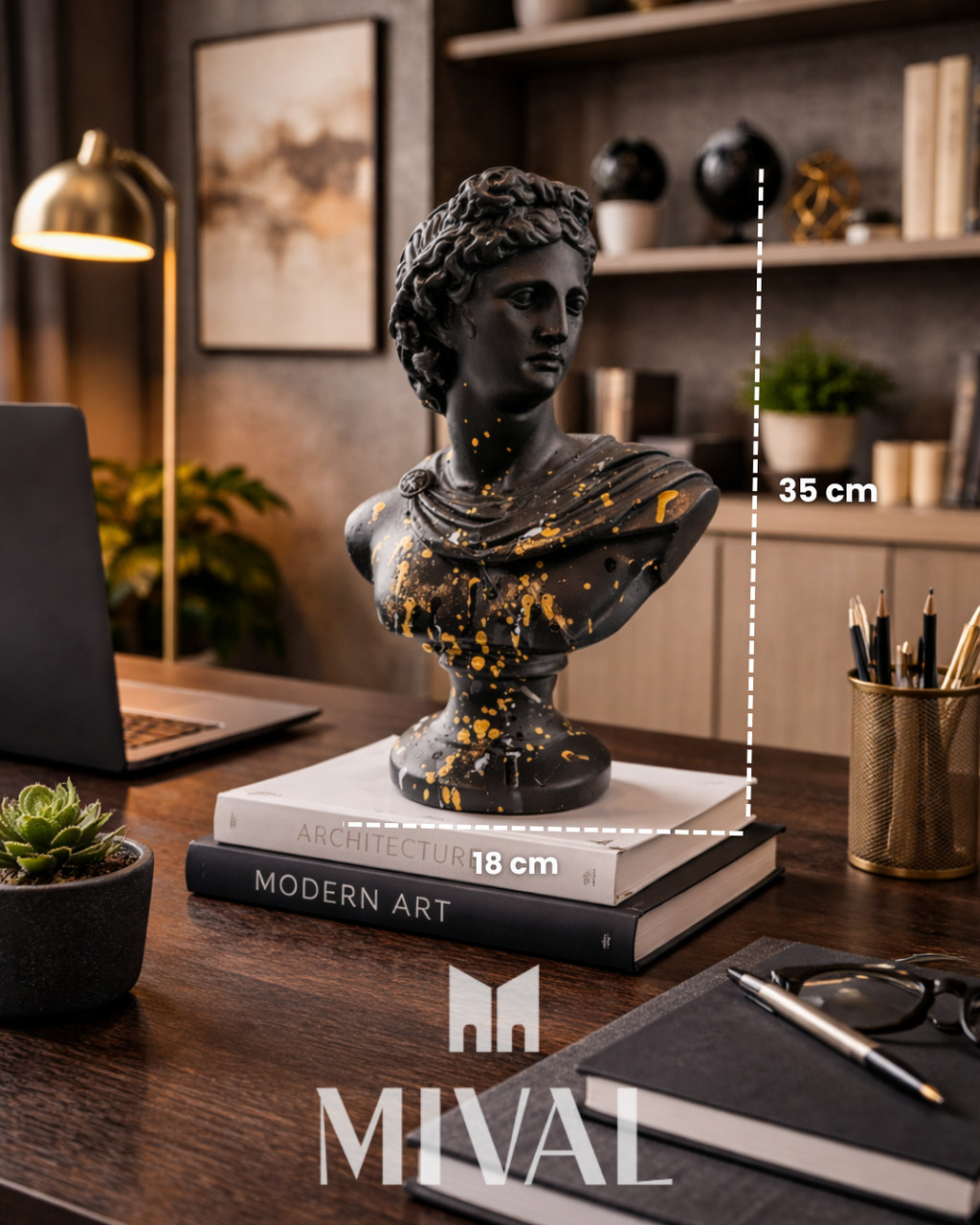 ESCULTURA MUJER MANCHADA