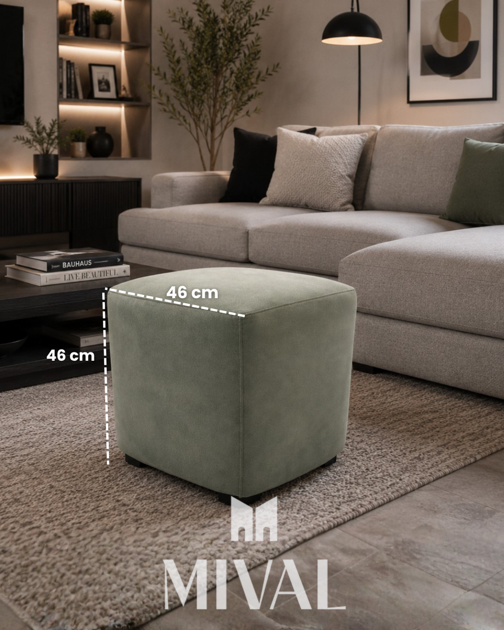 TABURETE CUBO CHI VERDE