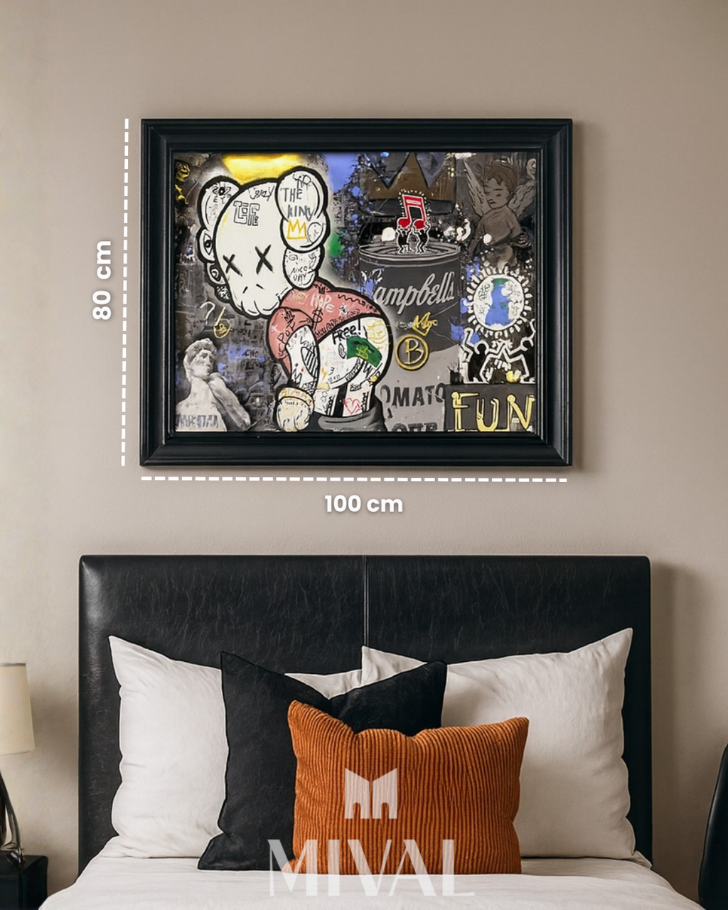 CUADRO KAWS BILLETE