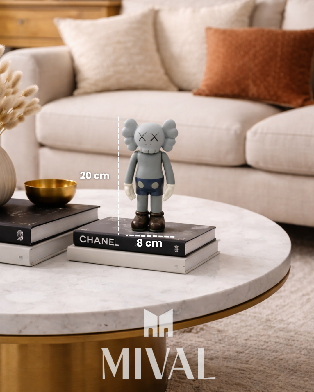 KAWS PARADO MINI GRIS