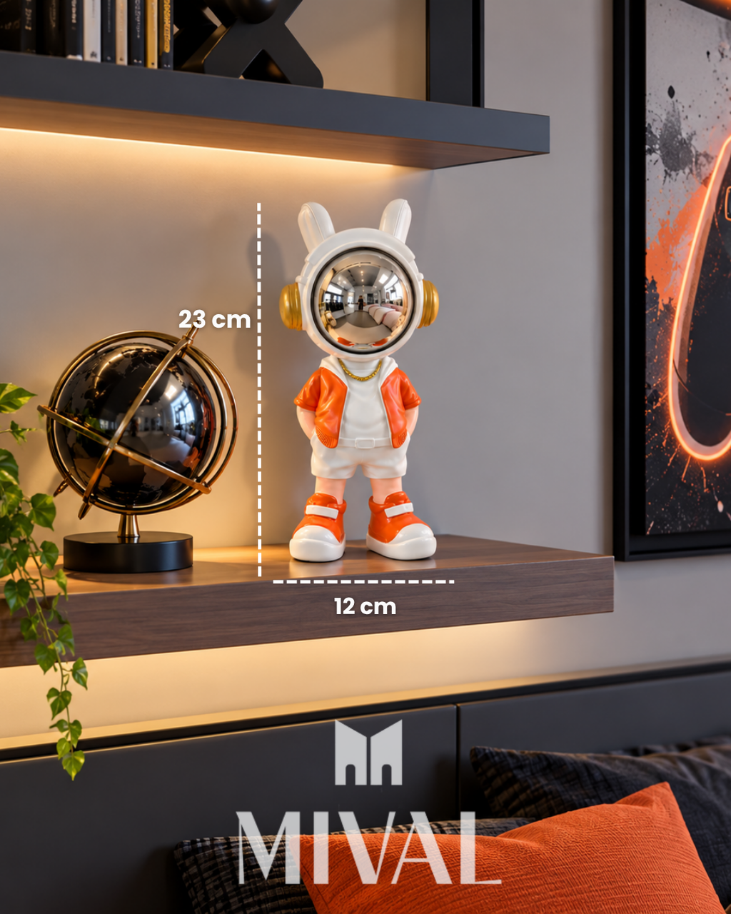 ASTRONAUTA NARANJA OREJAS