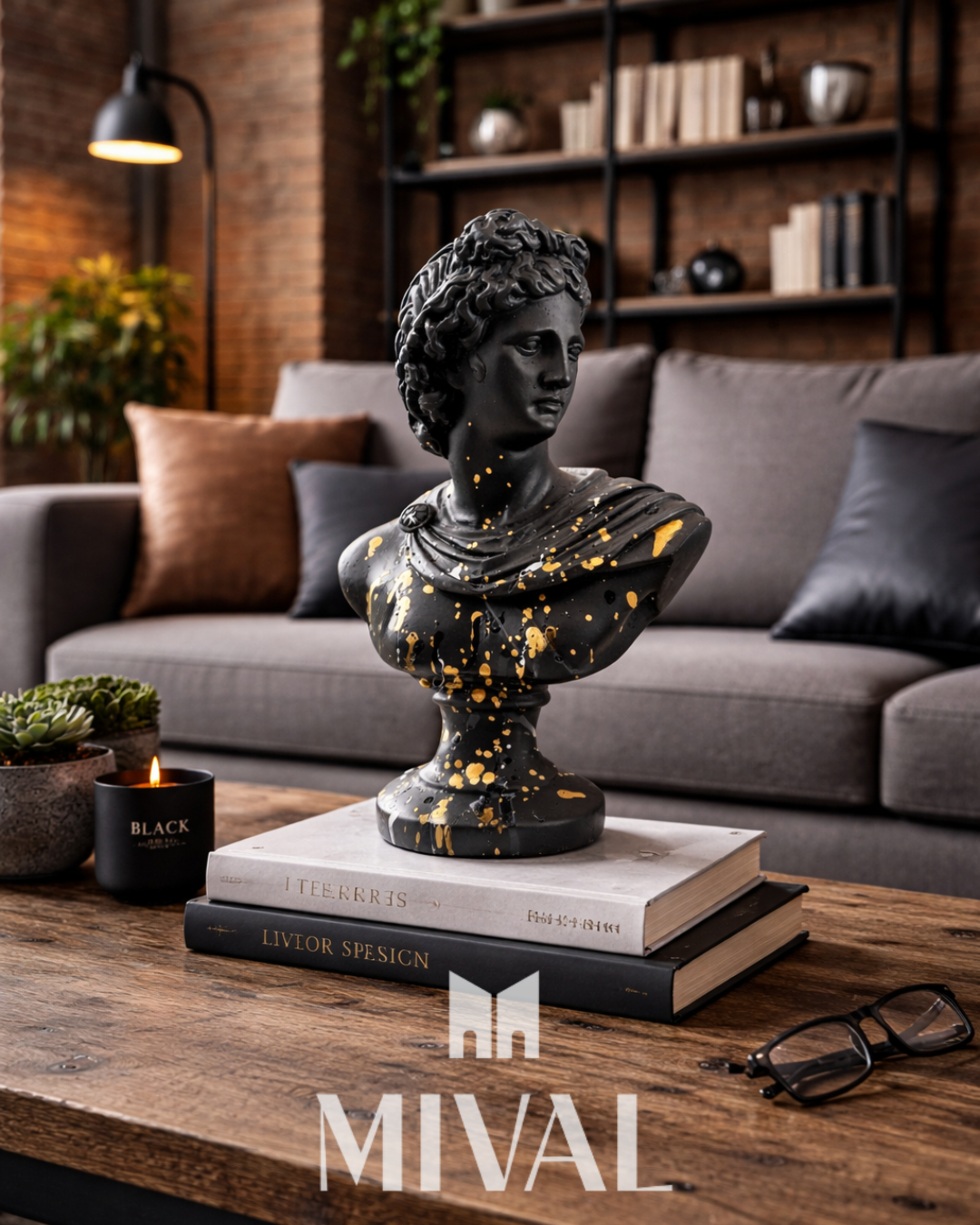 ESCULTURA MUJER MANCHADA