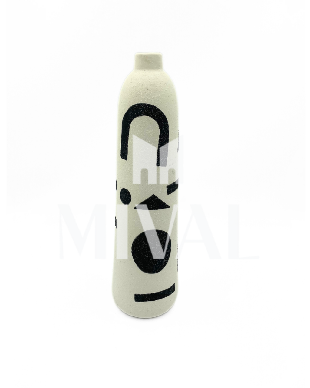 JARRON FUNKY CERAMICA BLANCA