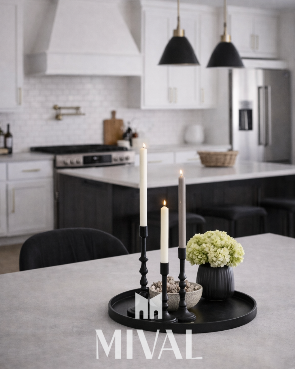 JGO CANDELABROS MALDI NEGRO