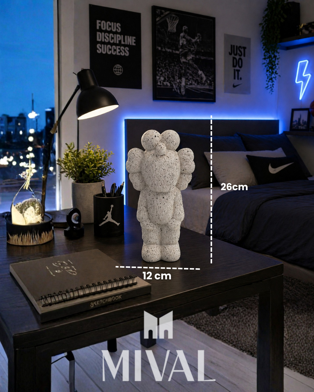 KAWS ELMO GRANITO BCO