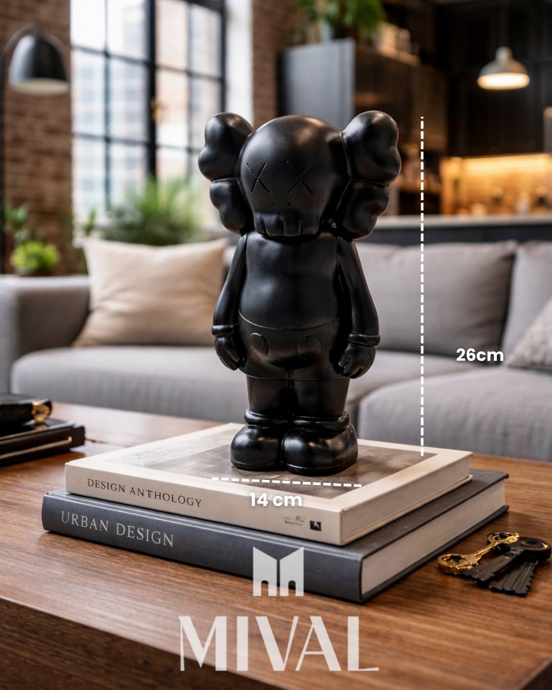 KAWS MICKEY NEGRO