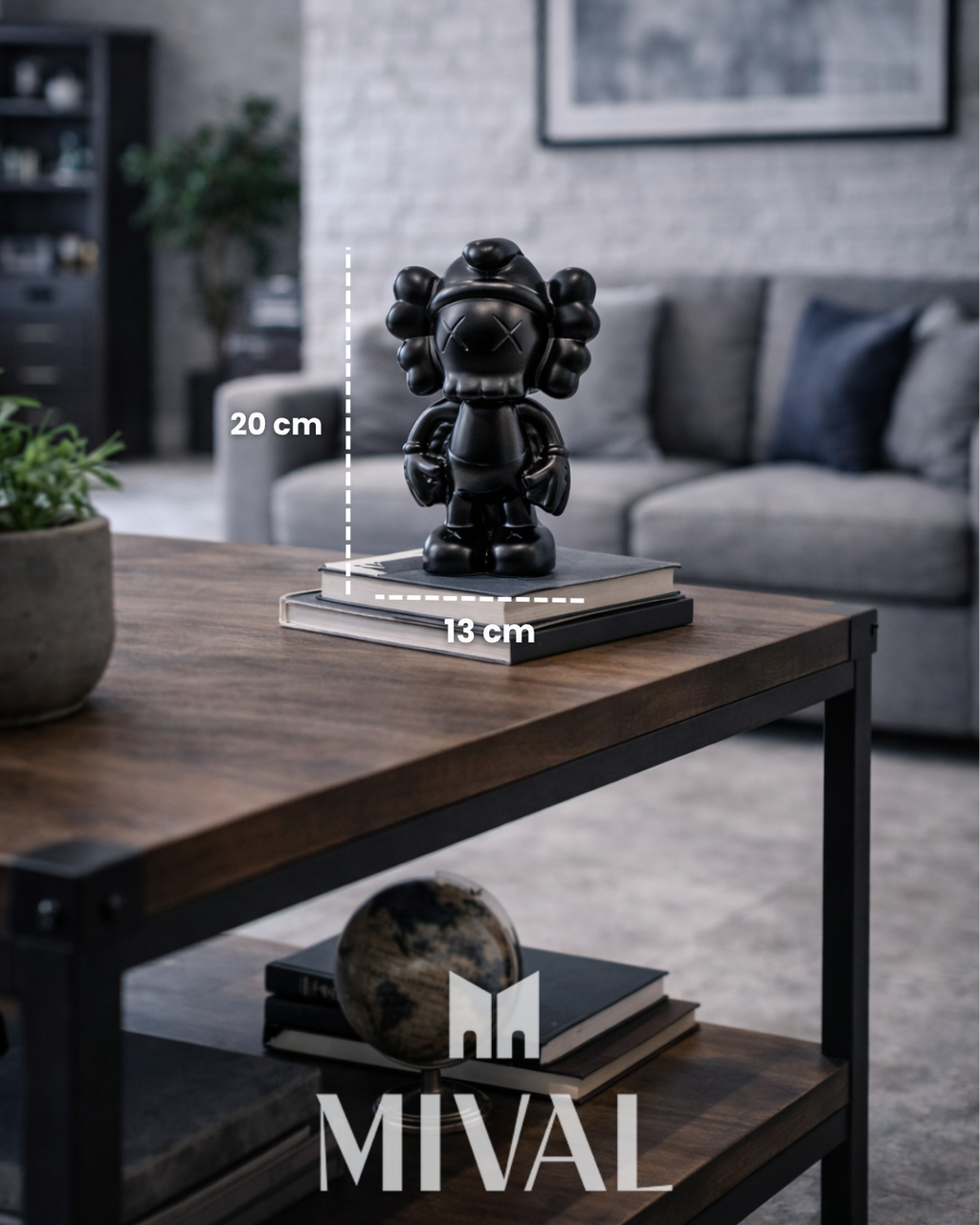 PITUFO KAWS NEGRO