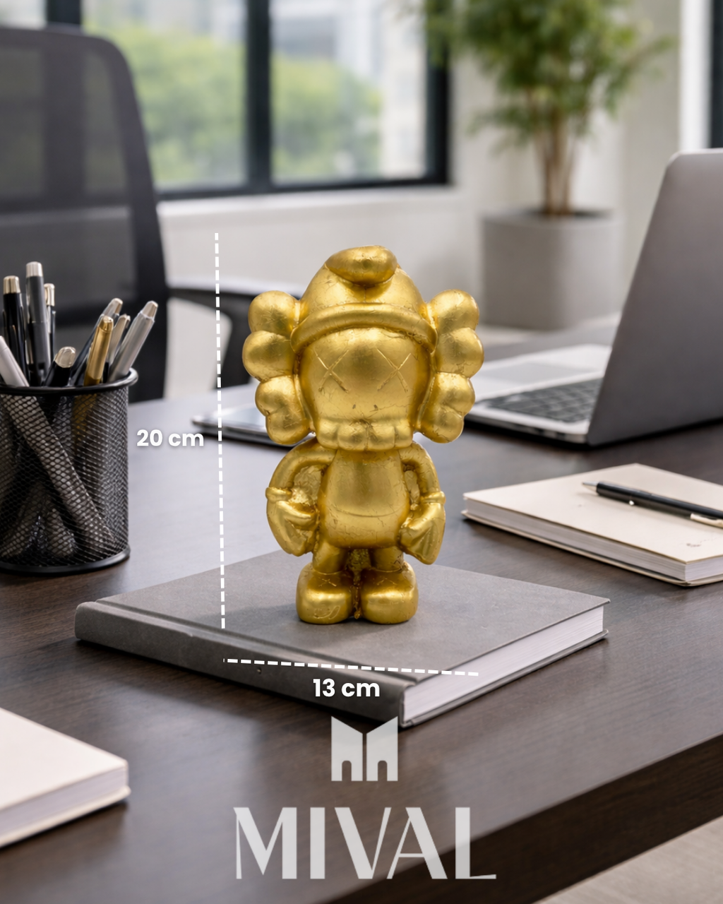 PITUFO KAWS DORADO
