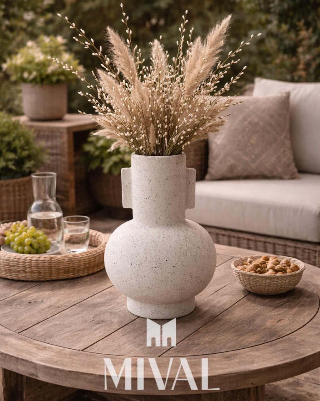 FLORERO AFRICA GRANITO BLCO