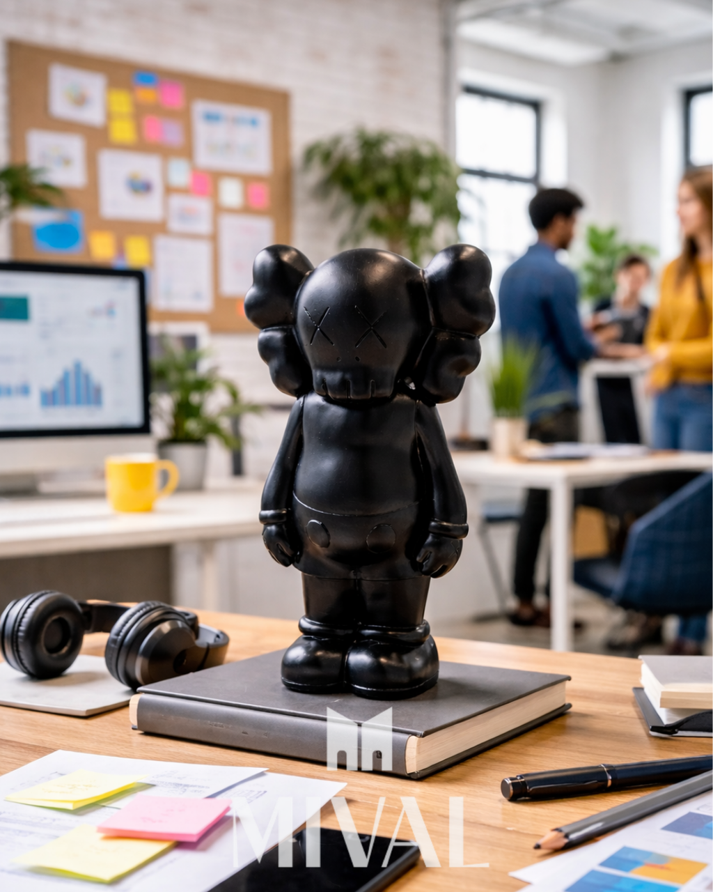 KAWS MICKEY NEGRO