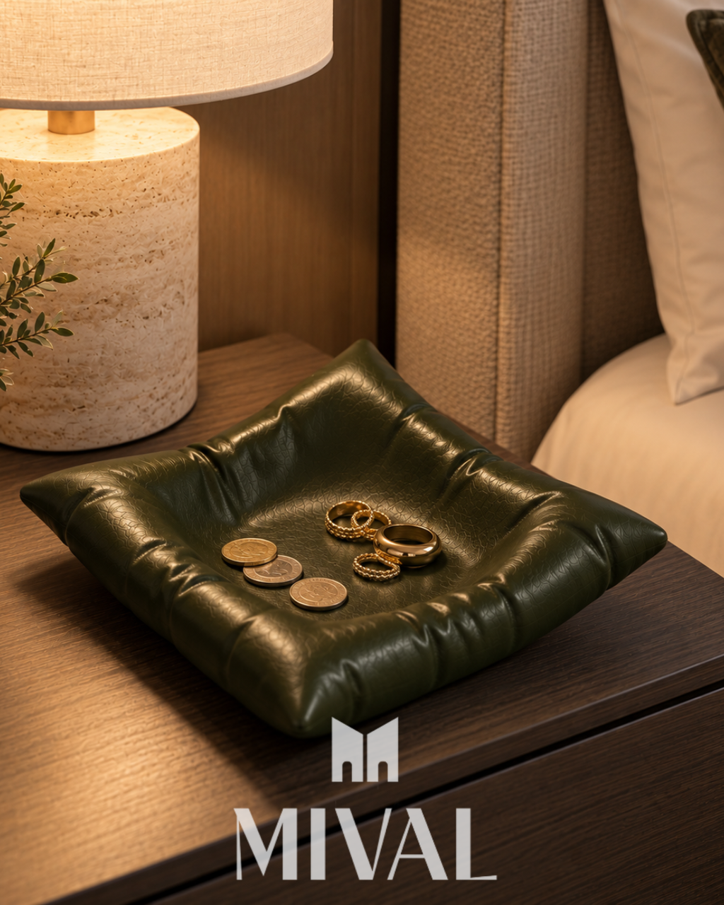 PLATO ALMOHADA VERDE