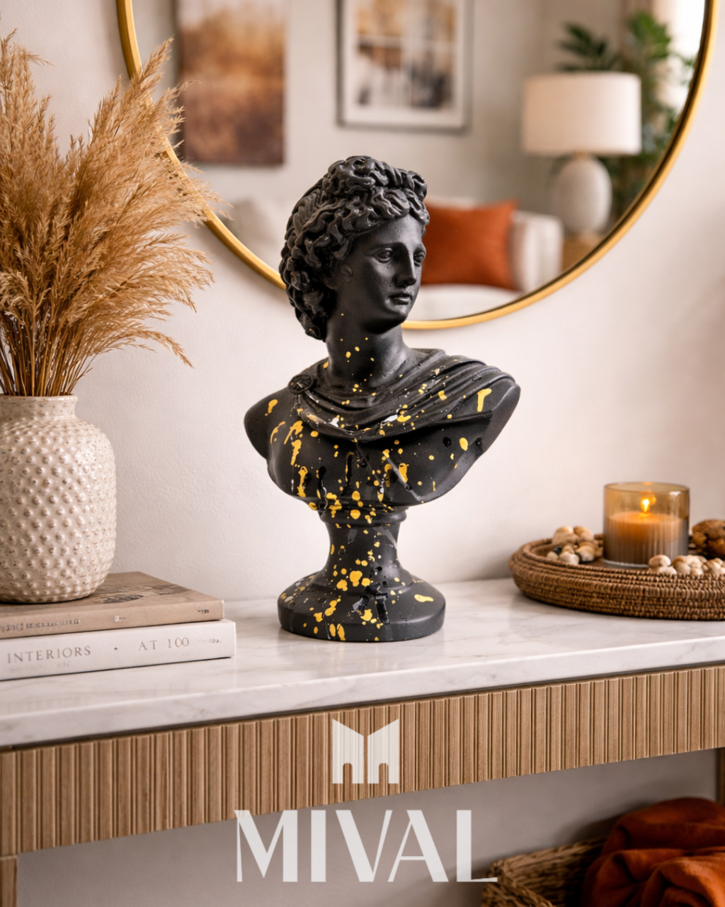 ESCULTURA MUJER MANCHADA