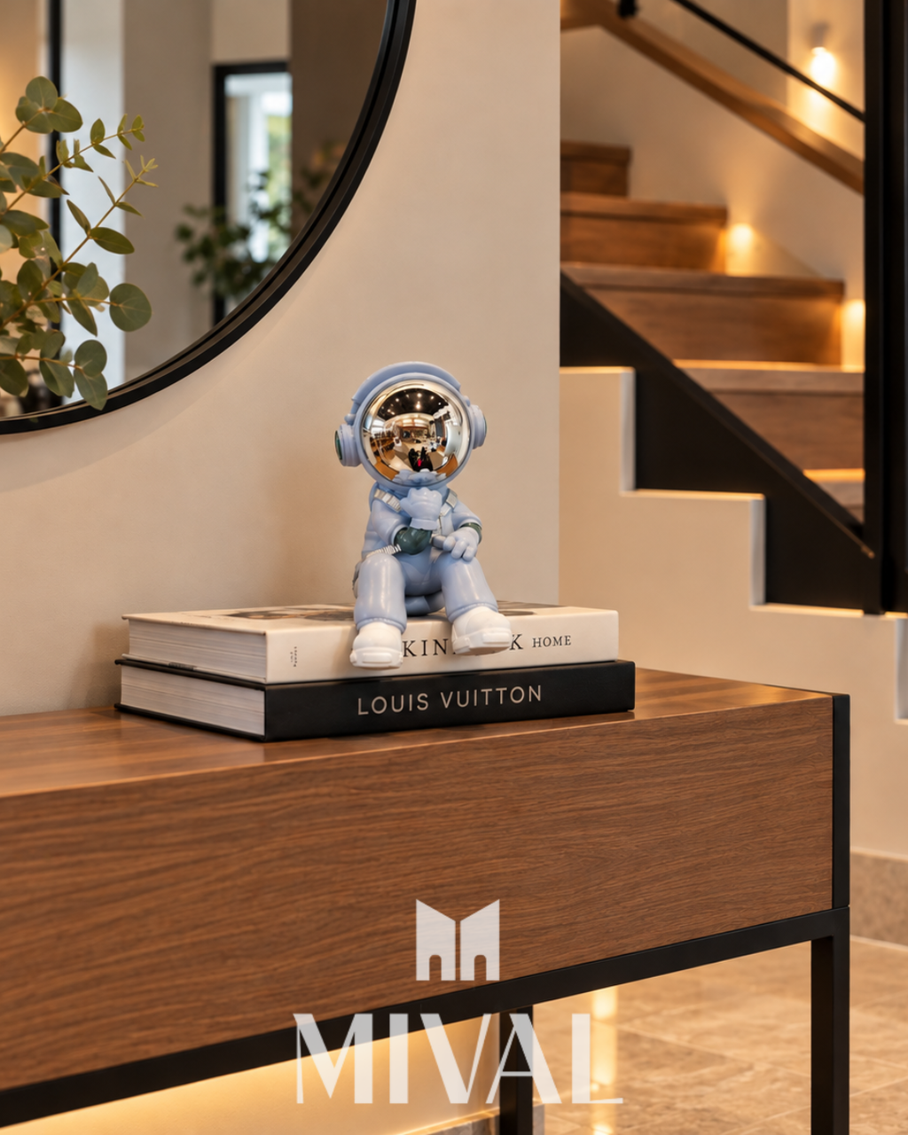 ASTRONAUTA SENTADO AZUL