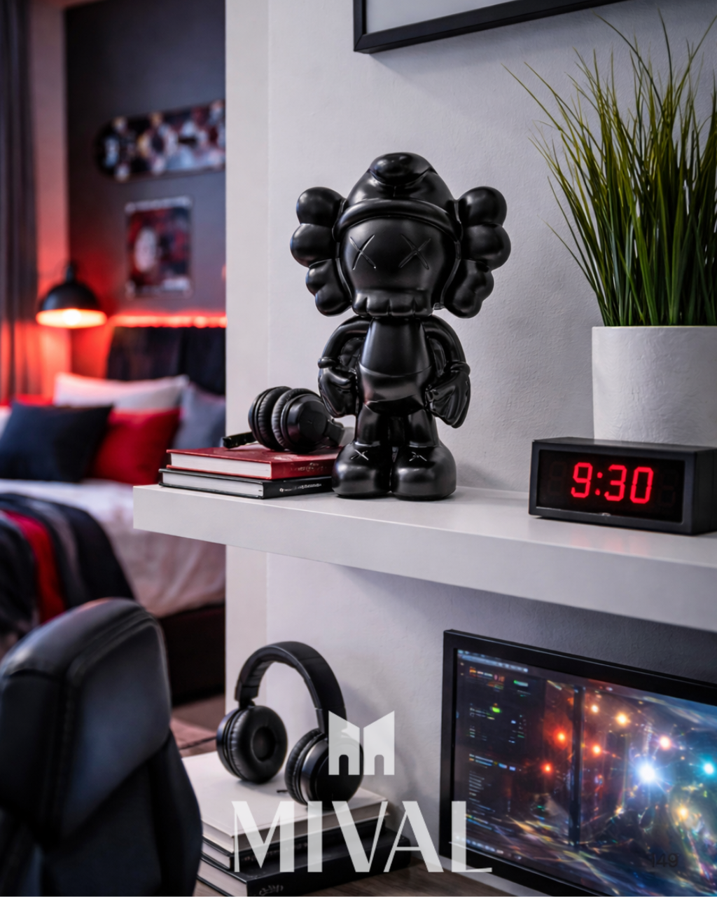 PITUFO KAWS NEGRO