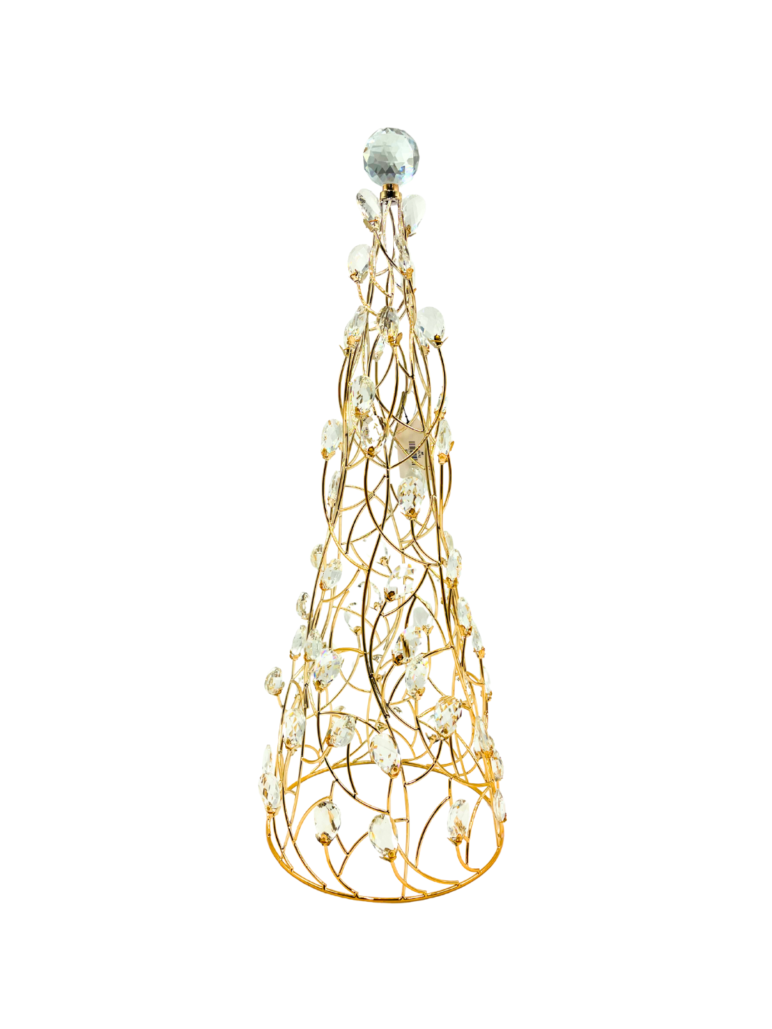 ARBOL DORADO CON PIEDRAS GDE