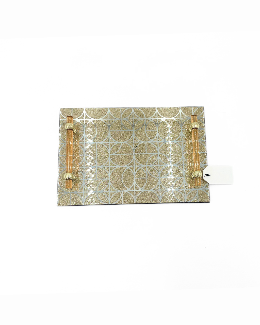 BANDEJAS CON AGARRADERAS DORADAS