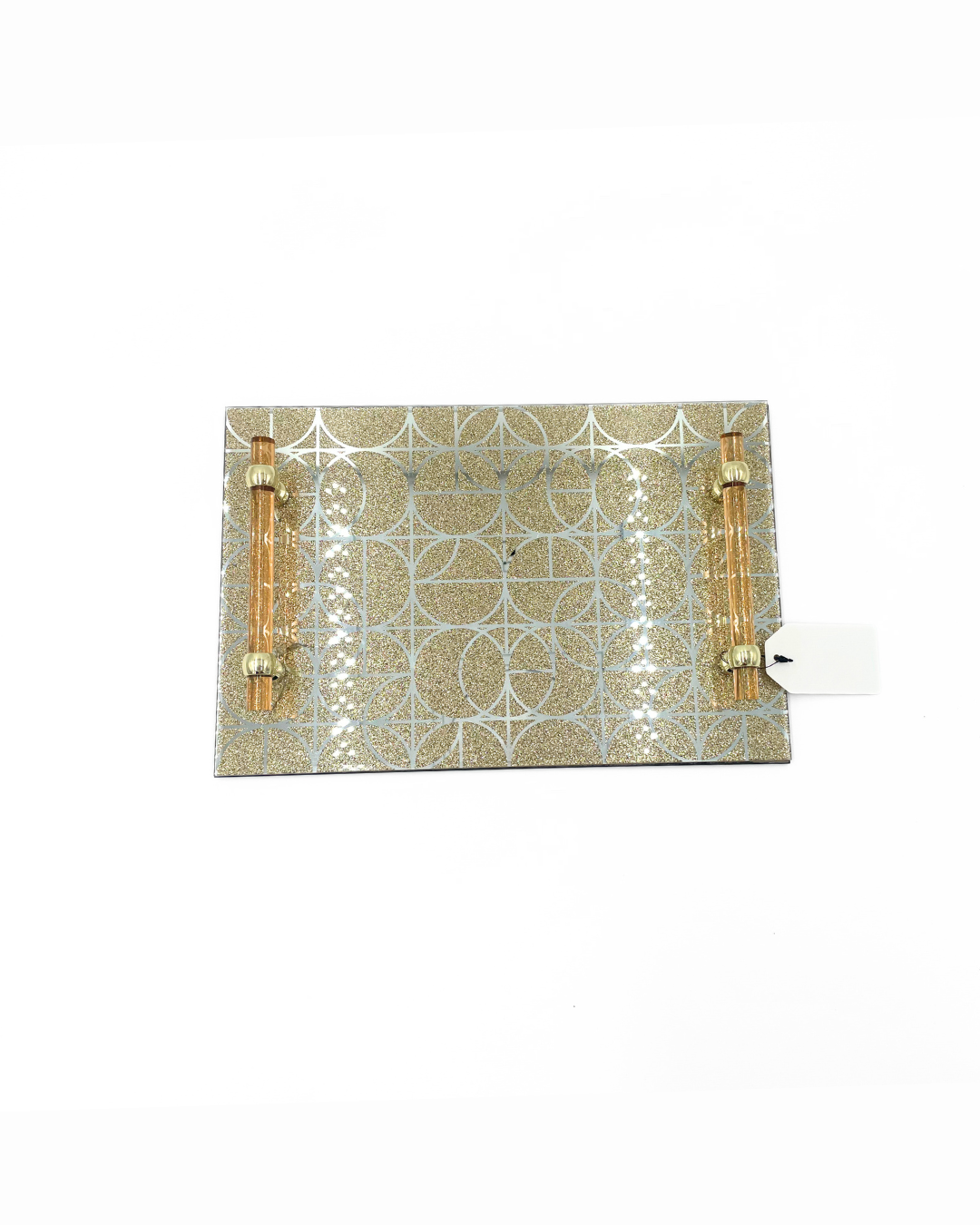 BANDEJAS CON AGARRADERAS DORADAS