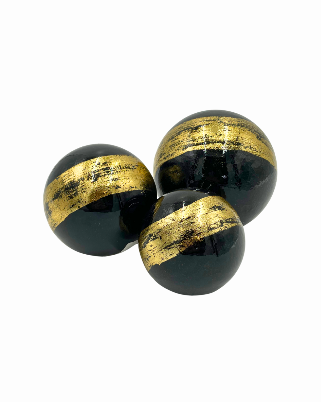 BOLAS NEGRAS CON DORADO