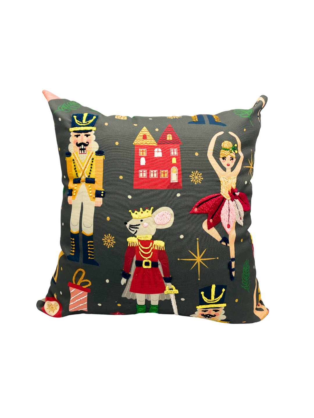 COJIN CASCANUECES Y BAILARINA GRIS