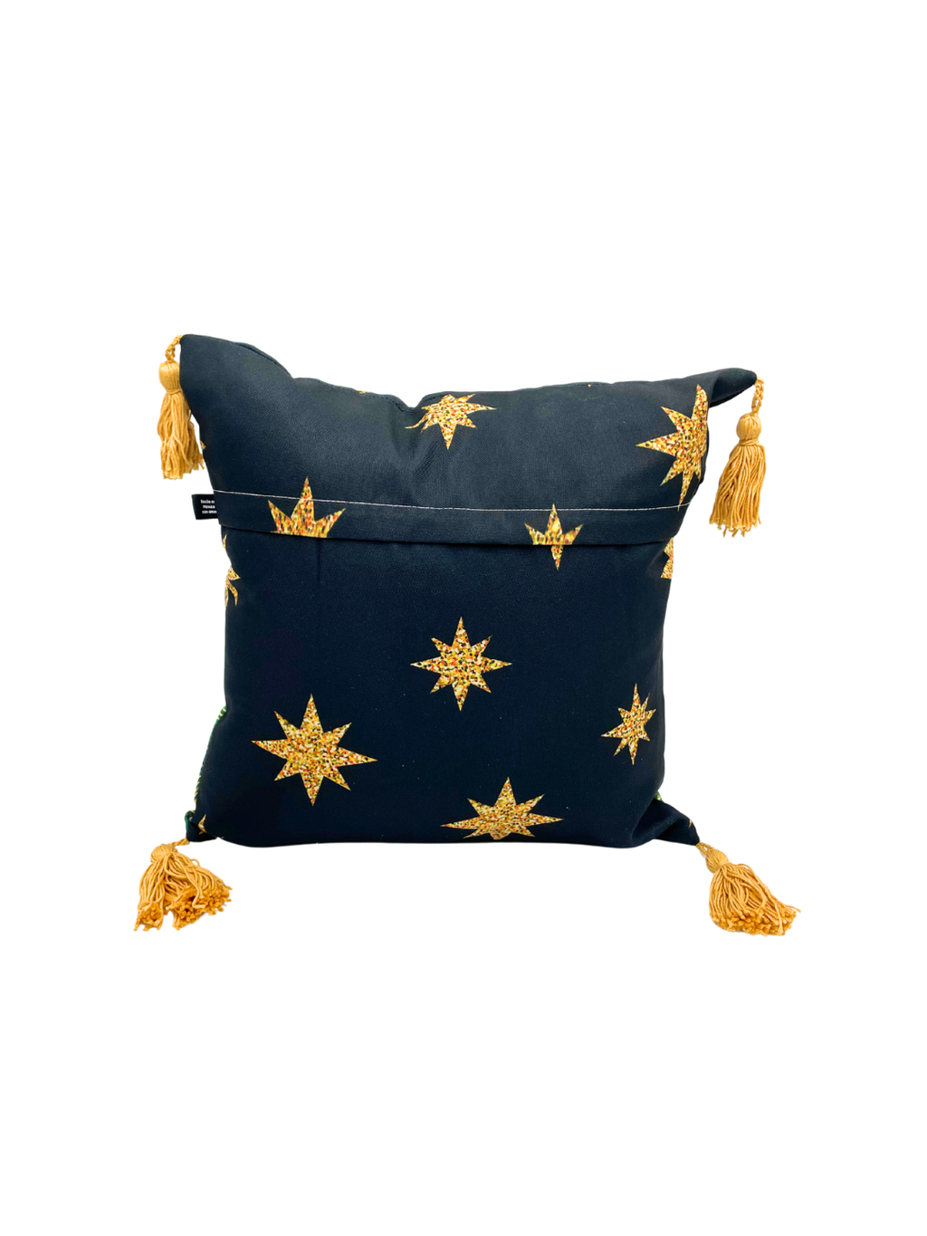 COJIN CASCANUECES NEGRO CON DORADO