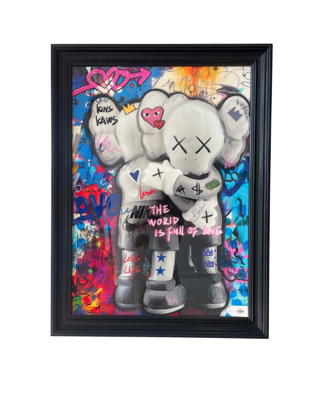 CUADRO KAWS ABRAZO
