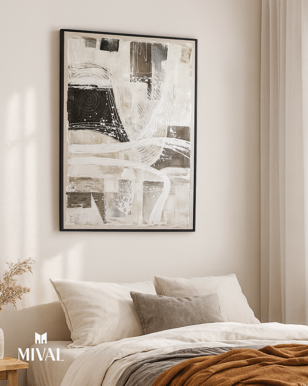 CUADRO LINEAS BLANCO Y NEGRO